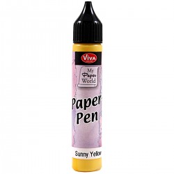 Viva Decor Paper Pen Sunny Yellow 25ml